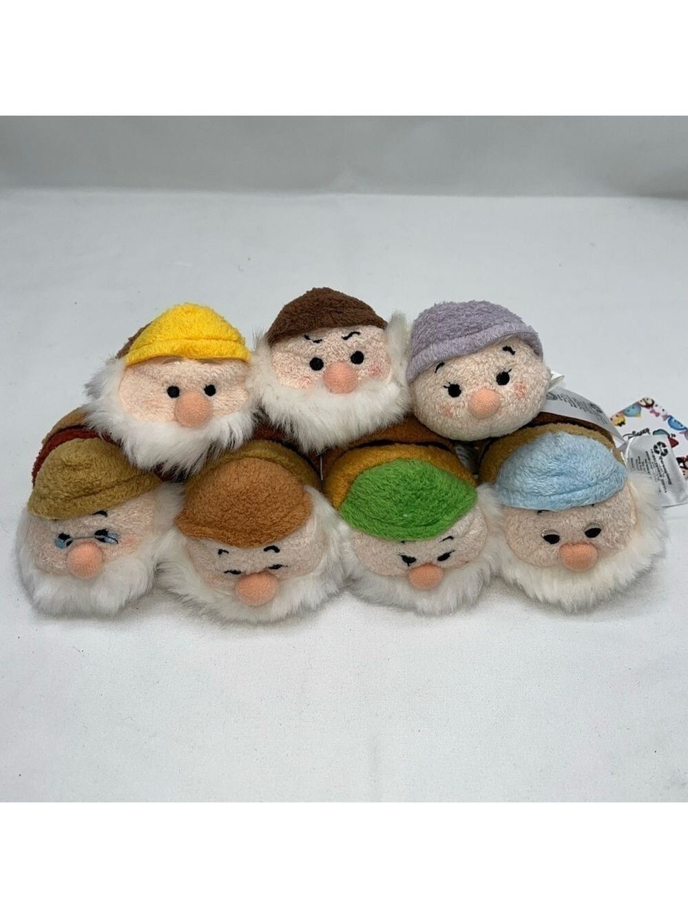Disney Tsum Tsum Plush Snow White And The 7 Dwarfs Lot of  7 ALL WITH TAGS